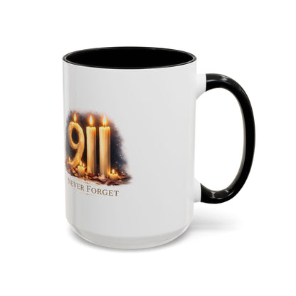 9/11 Never Forget Memorial Coffee Mug