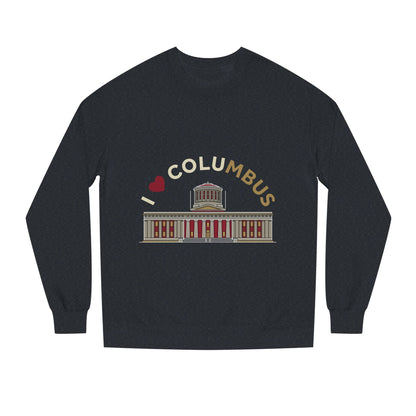 Columbus Landmark Crewneck Sweatshirt — I  Columbus Statehouse Design