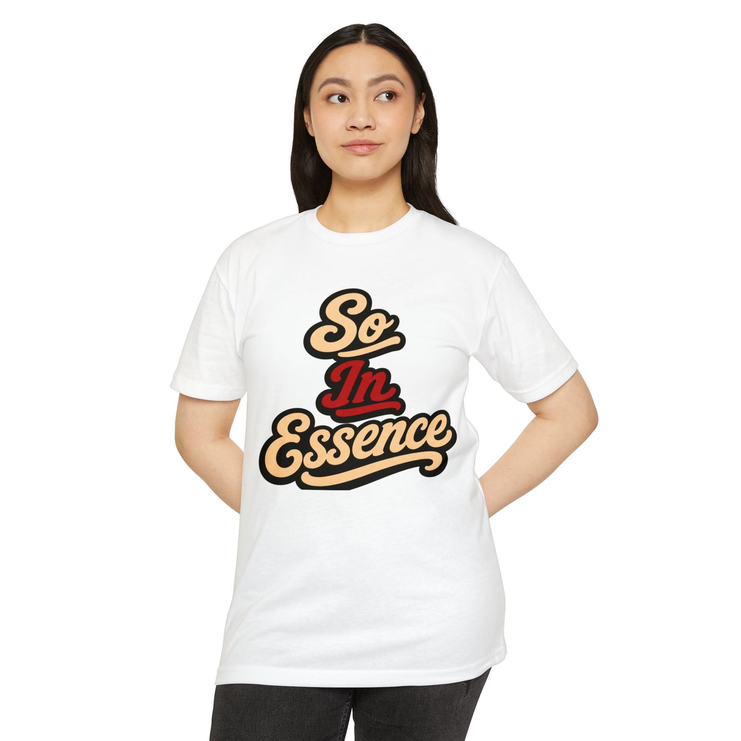 So In Essence T-Shirt — Retro Script Graphic Tee