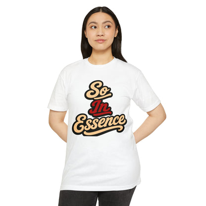 So In Essence T-Shirt — Retro Script Graphic Tee