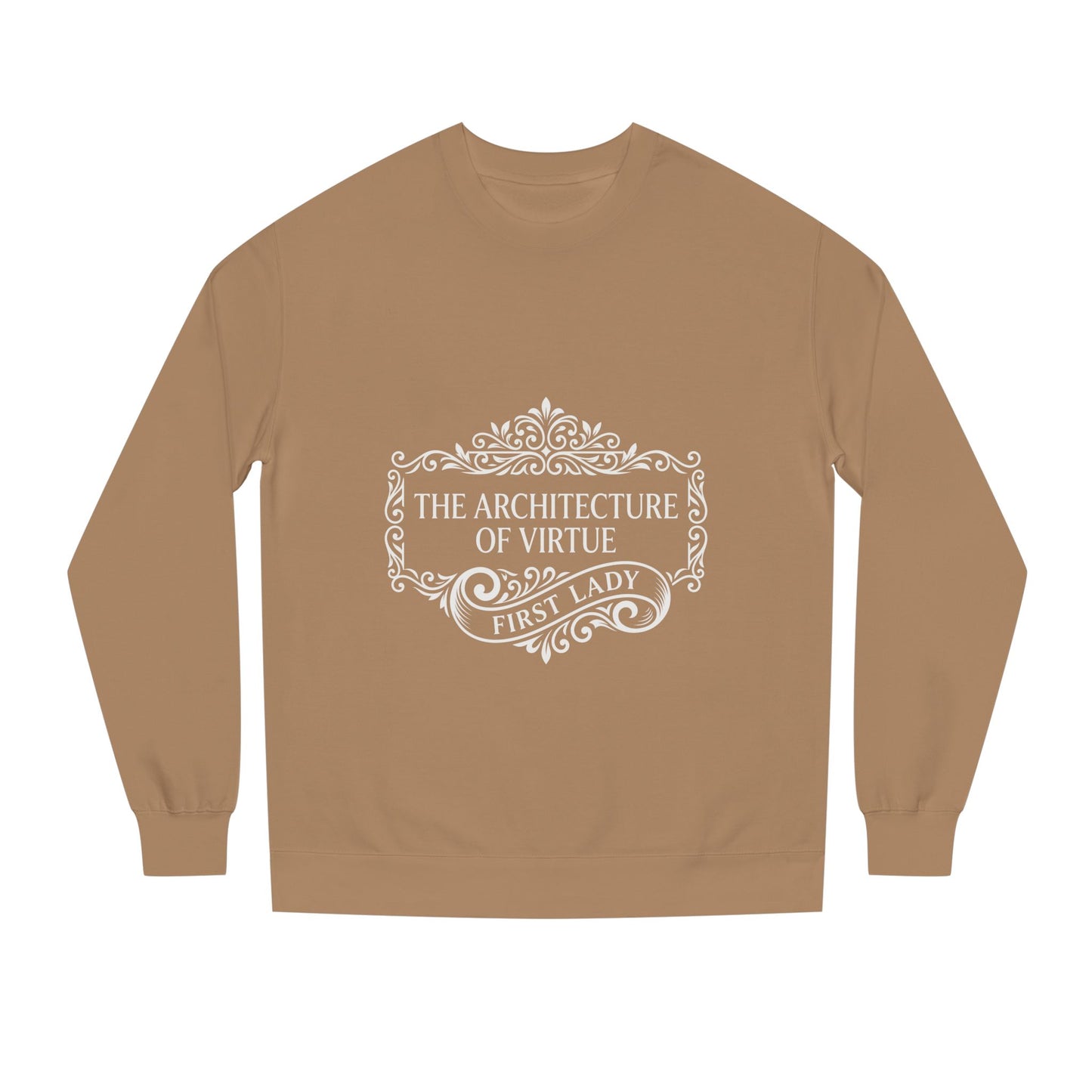 Sweatshirt — "The Architecture of Virtue" First Lady Graphic Crewneck