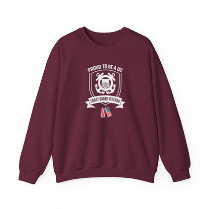 Proud to Be a US Coast Guard Veteran Sweatshirt
