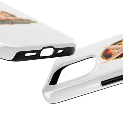 Wisdom and Theology Tough Phone Case — Christian Dove & Cross Design