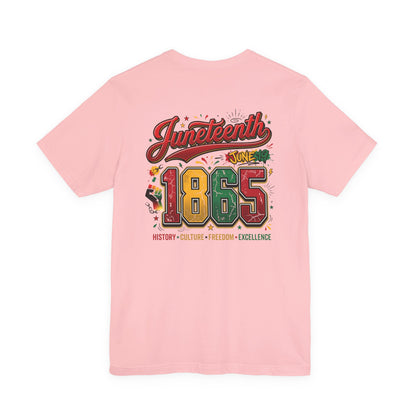 Juneteenth 1865 Celebration Tee — History • Culture • Freedom Graphic T-Shirt