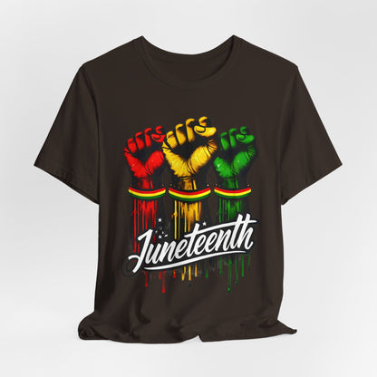 Juneteenth Fist T-Shirt — Black Liberation Pride Tee