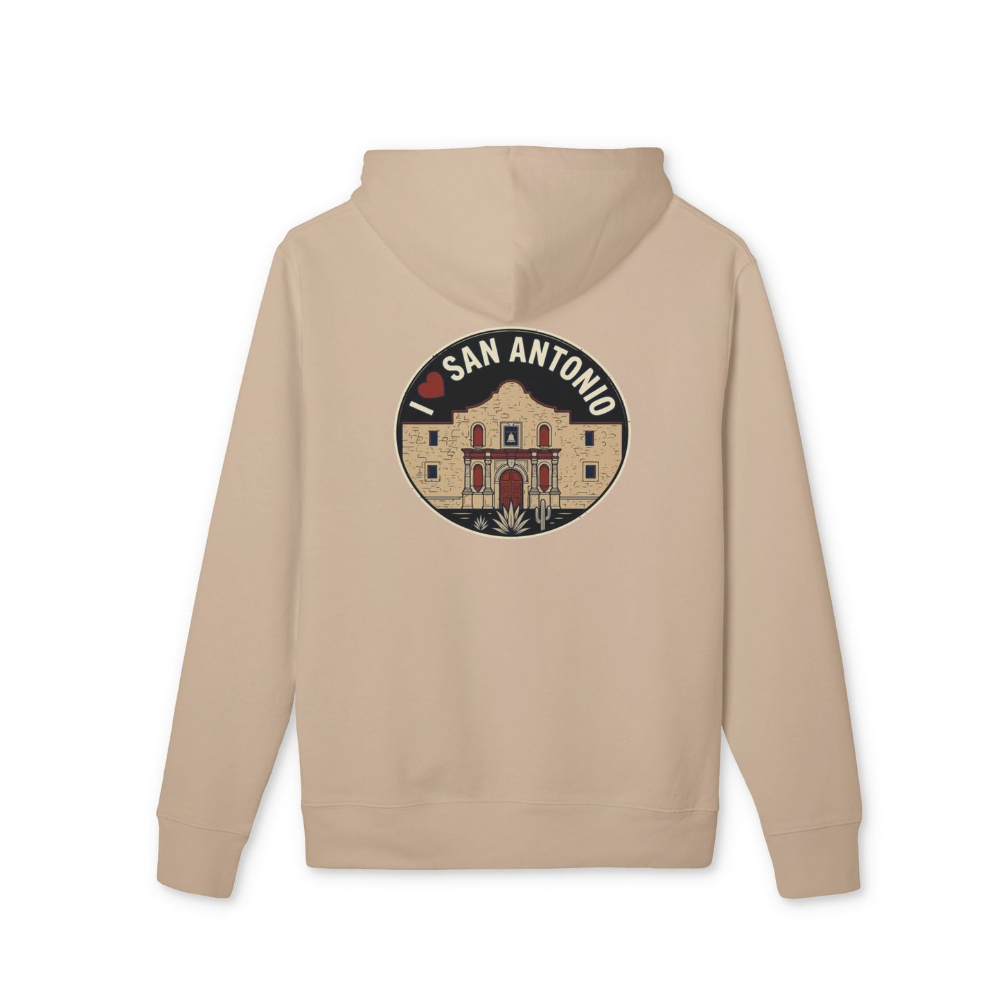 San Antonio Alamo Hoodie — Vintage Travel Graphic Pullover