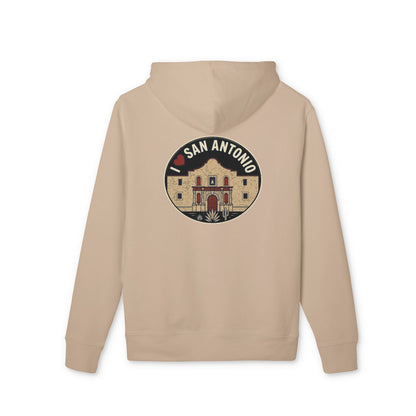San Antonio Alamo Hoodie — Vintage Travel Graphic Pullover
