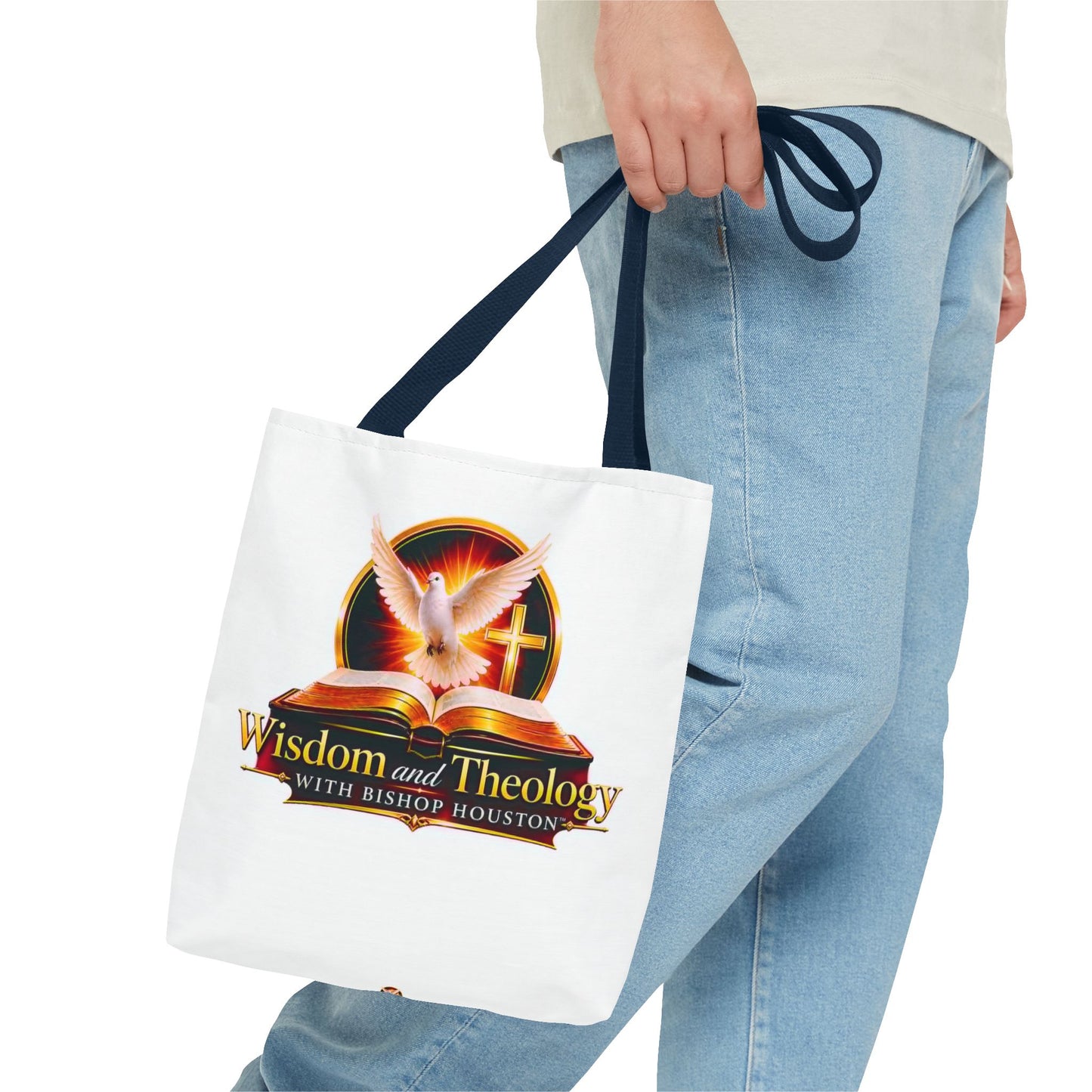 Christian Wisdom & Theology Tote Bag — 'Wisdom and Theology with Bishop Houston' Inspirational Faith Tote