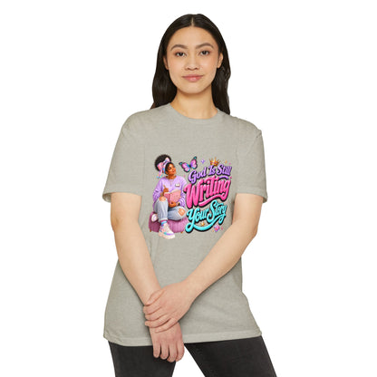 Inspirational T-Shirt — "God Is Still Writing Your Story" Inspirational Faith Graphic Tee