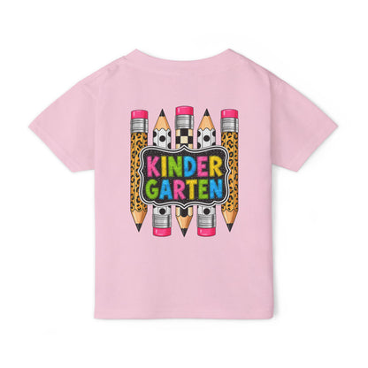 Kindergarten Pencils Toddler T-Shirt — Colorful Back-to-School Tee