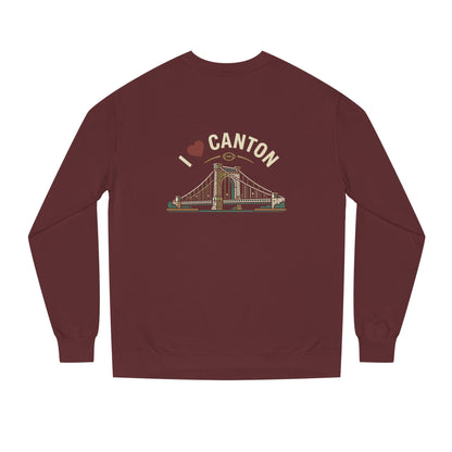 I  Canton Crewneck Sweatshirt — Canton Bridge Graphic Pullover