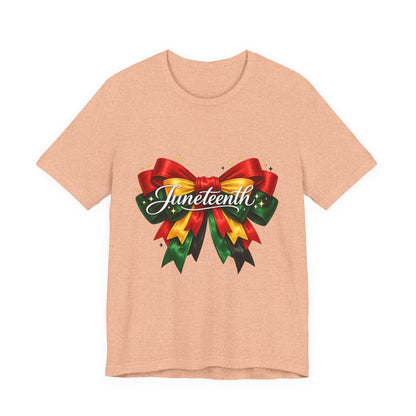 Juneteenth Ribbon Tee — Juneteenth Celebration T-Shirt