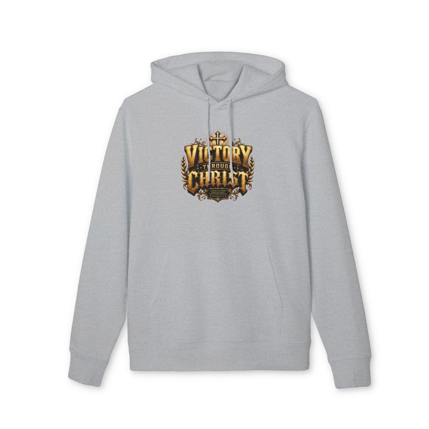 Victory Through Christ Hoodie - Christian Faith Pullover