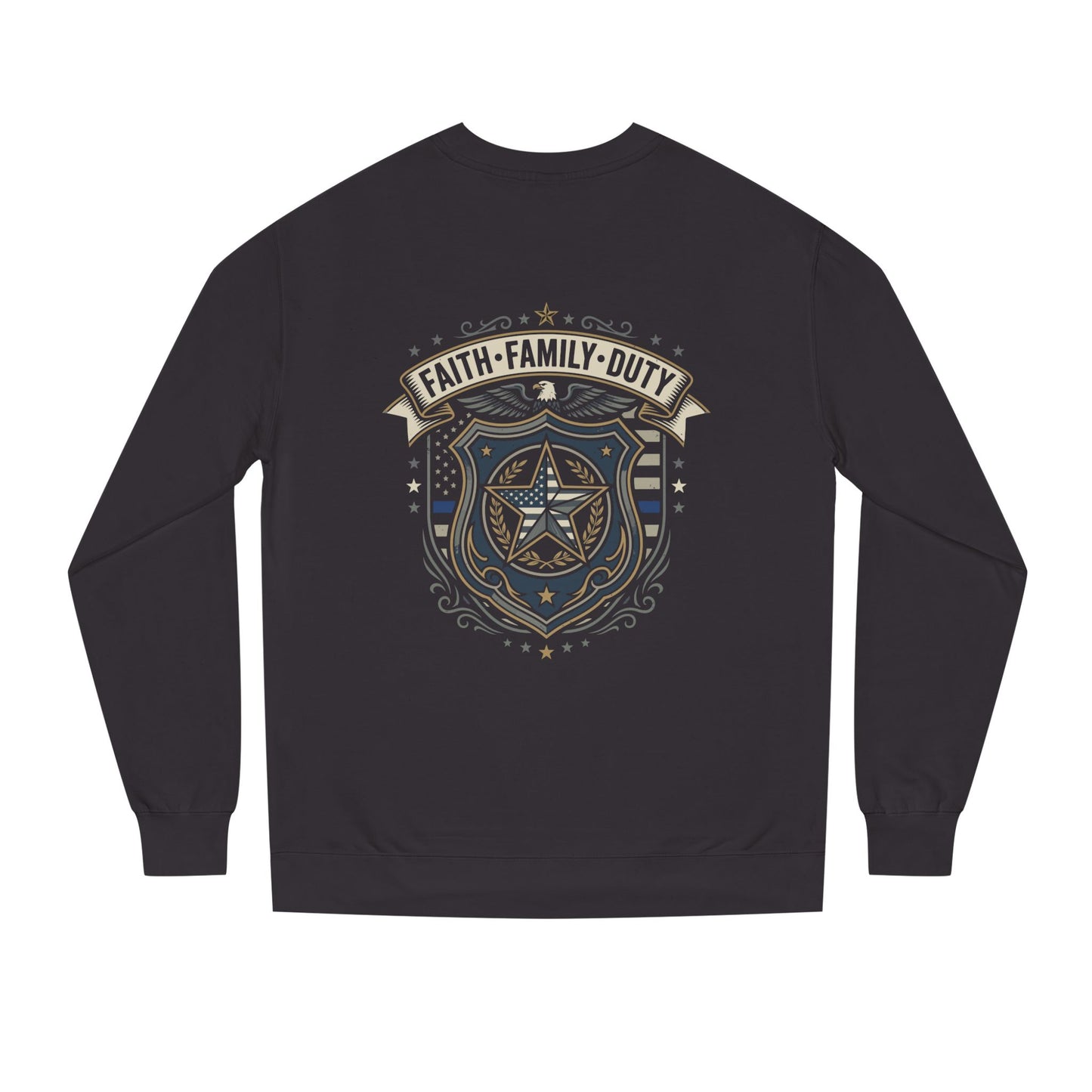 Faith • Family • Duty Badge Sweatshirt