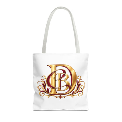 Monogram D Gold Ornate Tote Bag