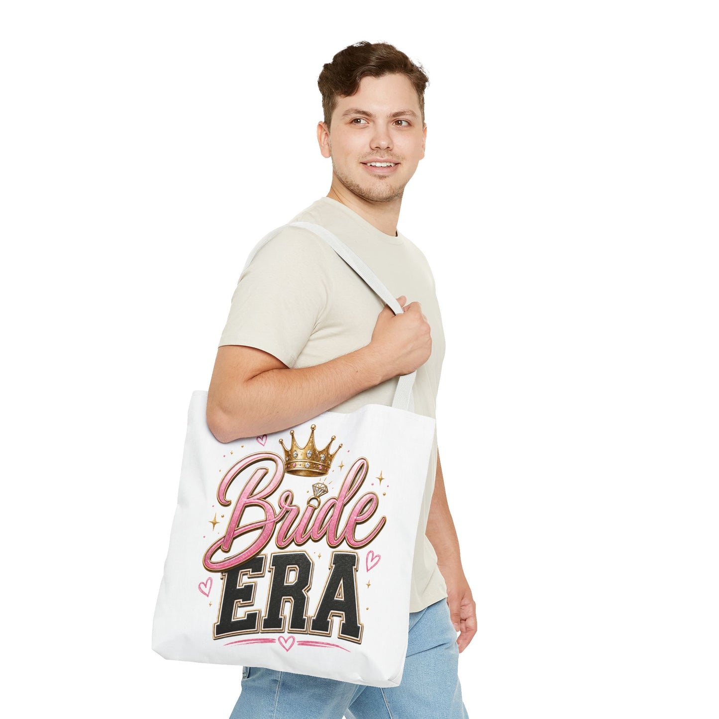 Bride Era Tote Bag — Bachelorette Bride Crown Tote for Bridal Shower & Wedding Weekend