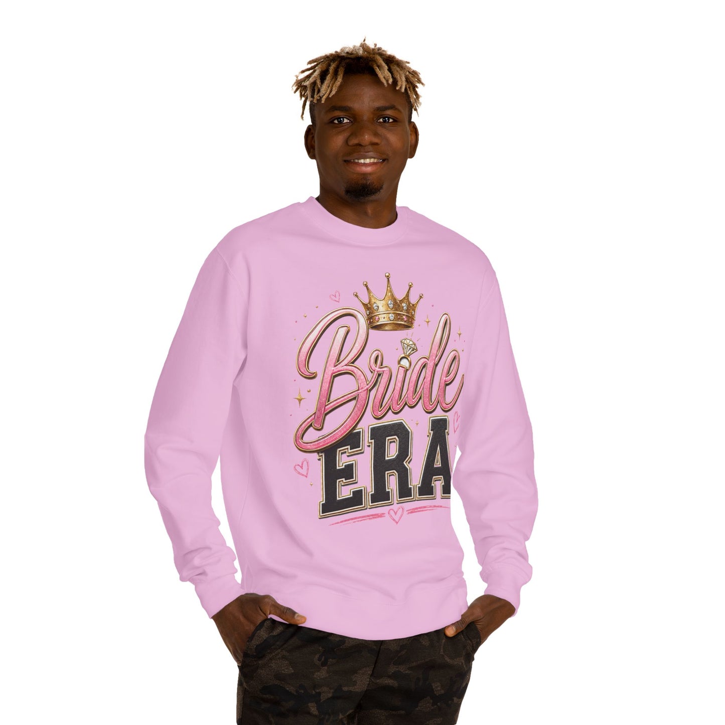 Bride Era Sweatshirt — Bachelorette Crewneck with Crown Graphic