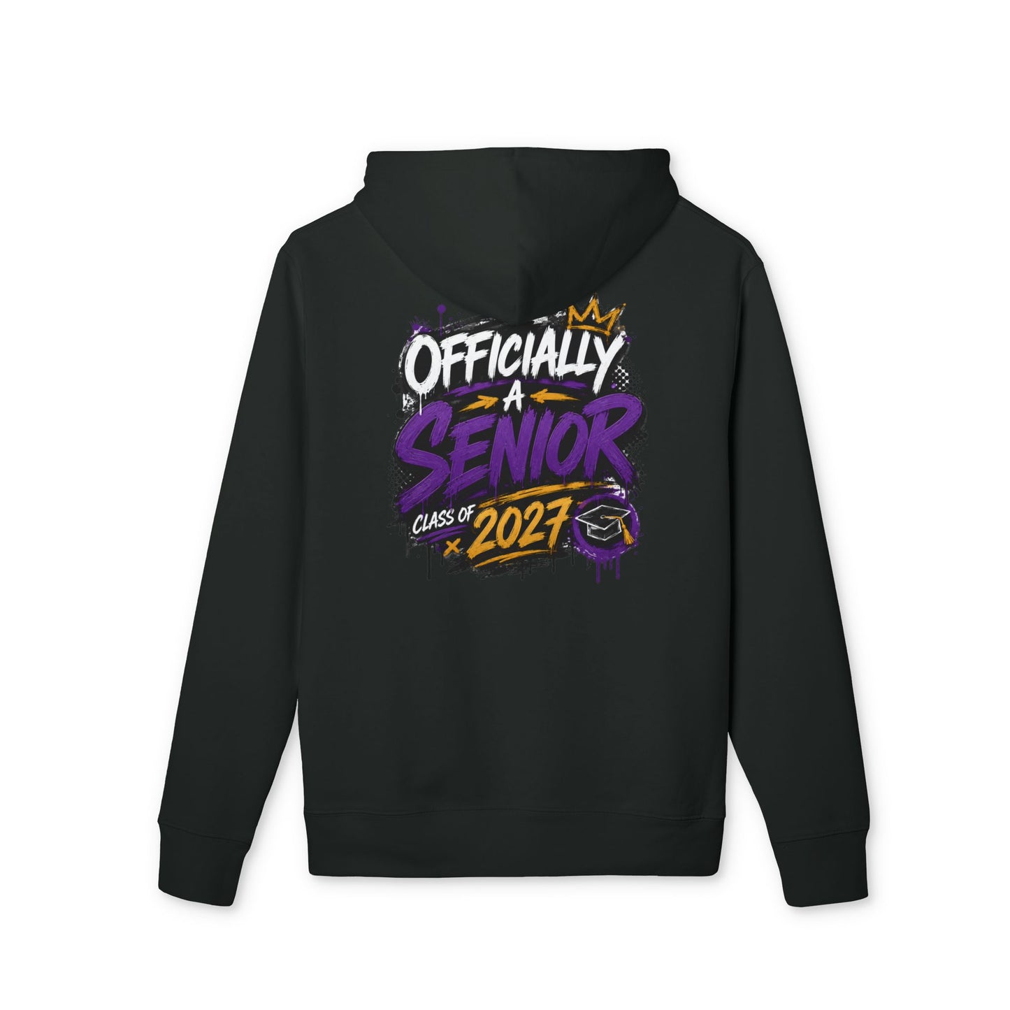 Senior Class Hoodie - "Officially a Senior" Class of 2027 Graphic Hoodie