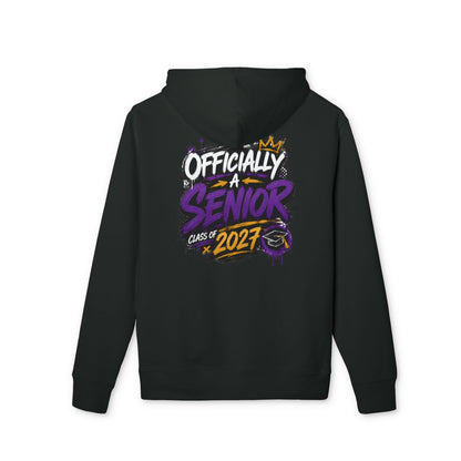 Senior Class Hoodie - "Officially a Senior" Class of 2027 Graphic Hoodie