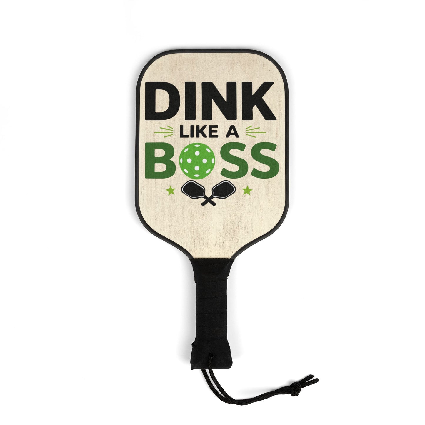 Dink Like a Boss Pickleball Paddle Set — 2-Pack Paddle & Balls