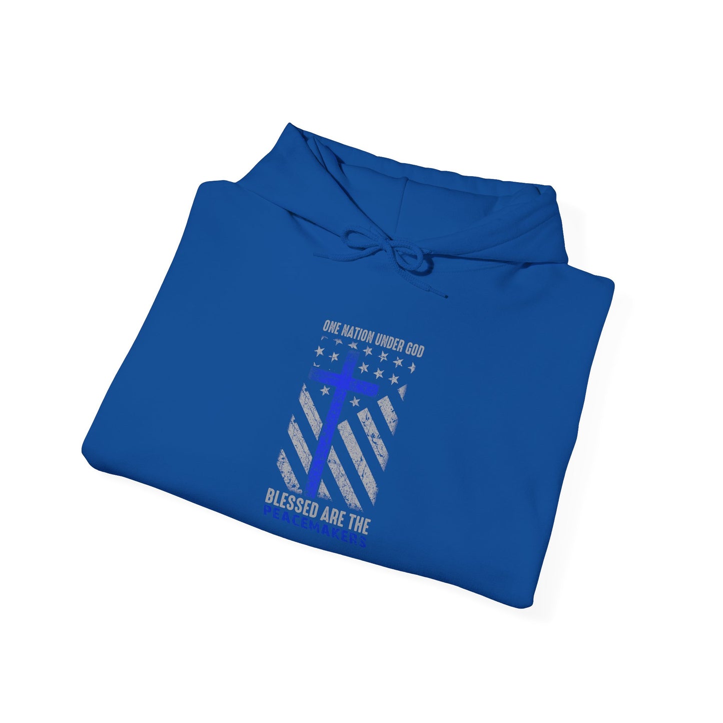Blessed Are The Persecuted Hoodie — Christian Thin Blue Line Cross Sweatshirt
