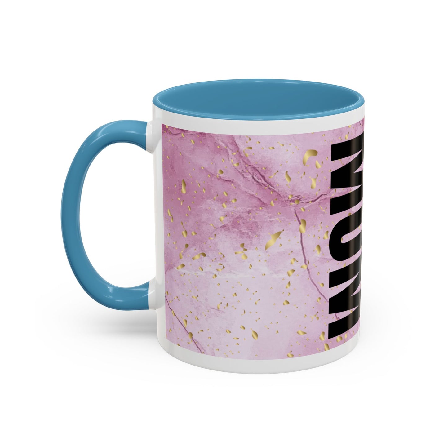 Mom Definition Accent Coffee Mug – Inspirational Pink Marble Mother’s Day Gift (11/15oz)