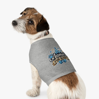 Mama's Fur Baby Pet Tank Top – Cute Paw Print Dog Shirt for New Pet Moms