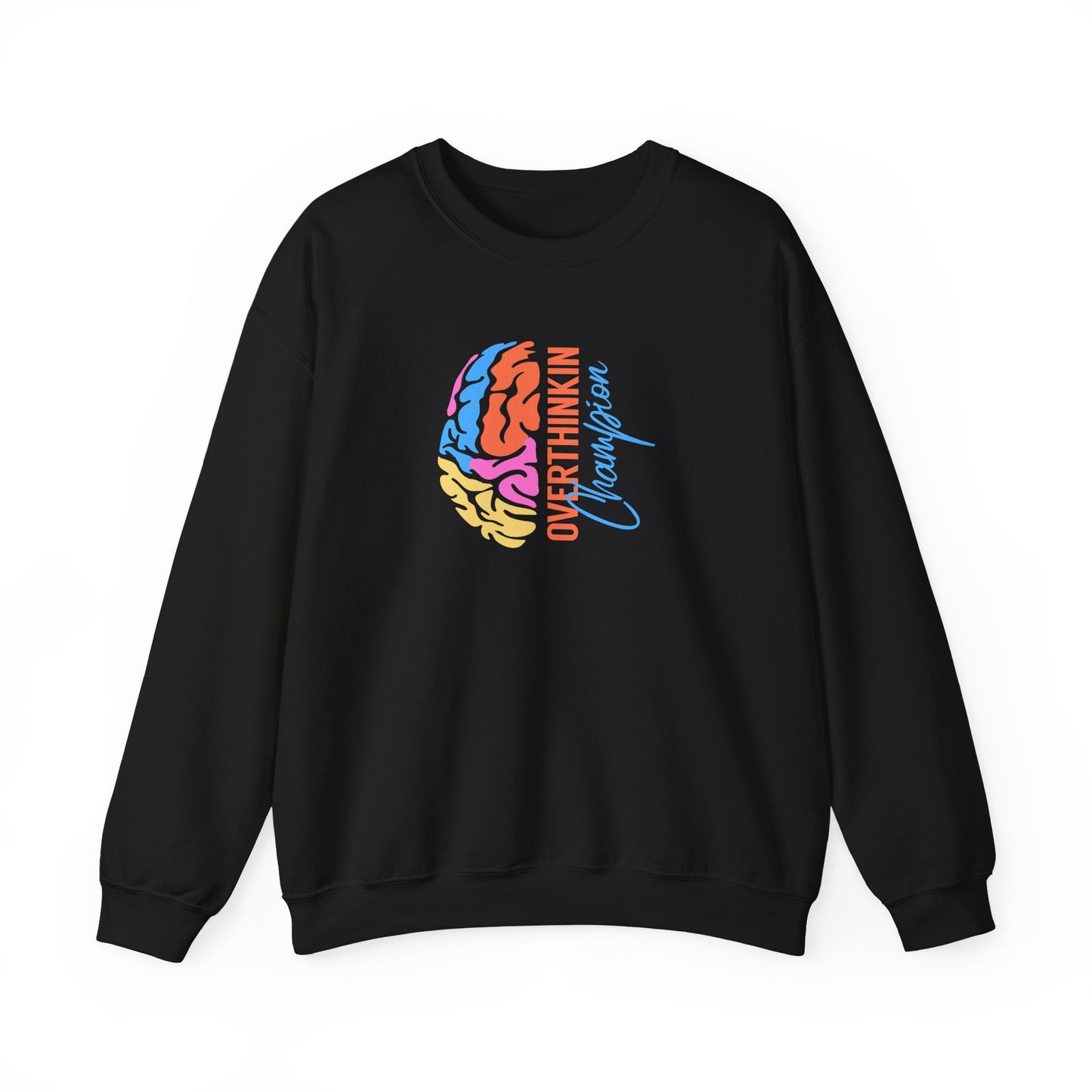 Overthinking Brain Crewneck Sweatshirt
