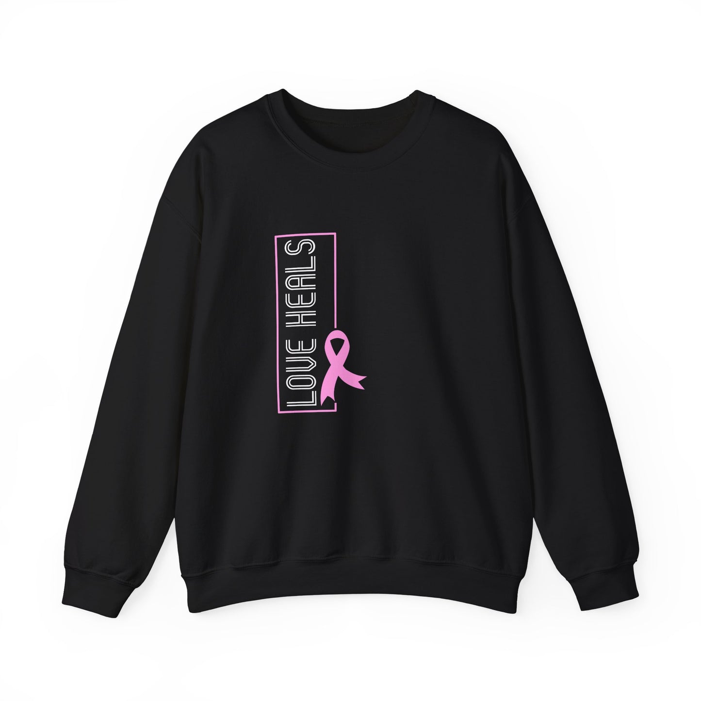 Love Heals Pink Ribbon Sweatshirt