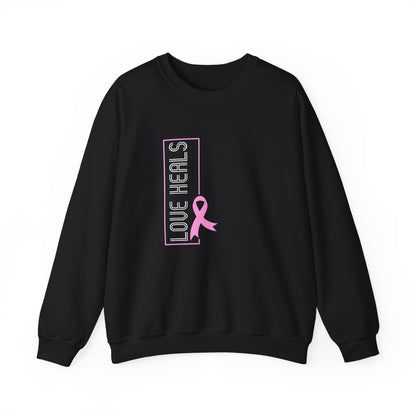 Love Heals Pink Ribbon Sweatshirt