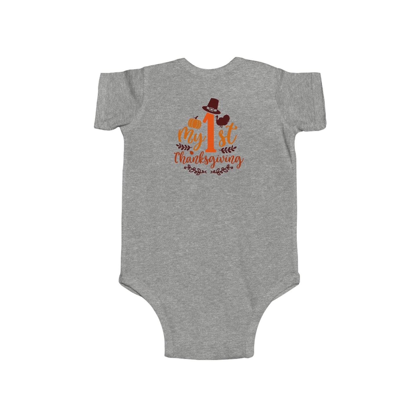 Baby Bodysuit - My 1st Thanksgiving Cute Turkey Onesie
