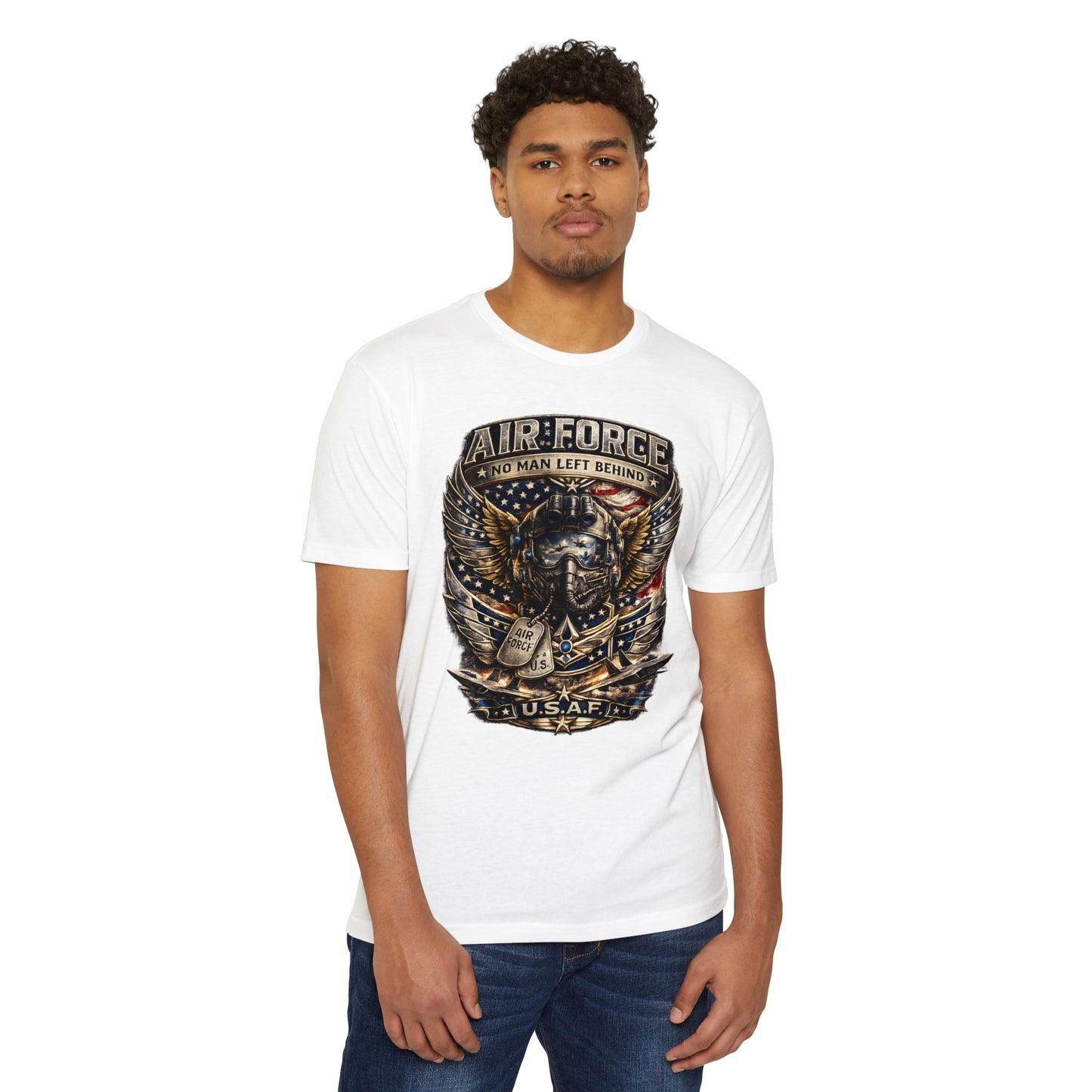 Air Force "No Man Left Behind" Graphic T-Shirt