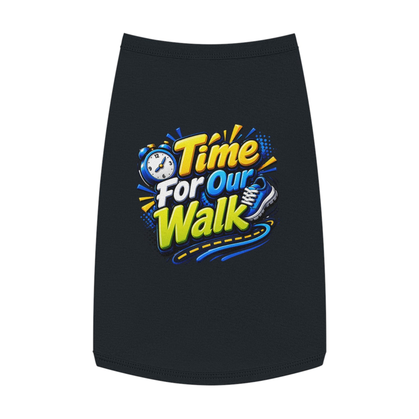 Pet Tank Top — "Time For Our Walk" Cute Dog Walking Shirt