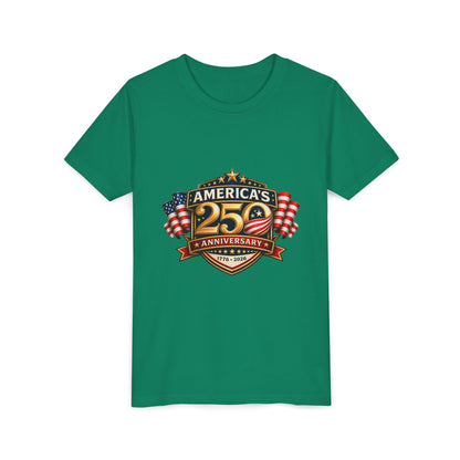 America's 250th Anniversary Youth Tee - Patriotic 1776–2026 Celebration Shirt