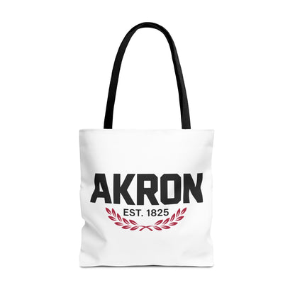 Akron Est. 1825 Tote Bag — City Pride Canvas Tote