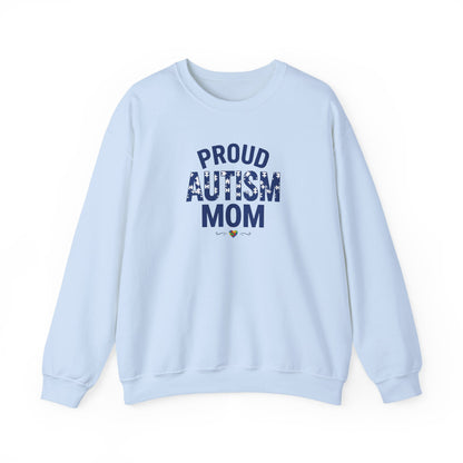Proud Autism Mom Crewneck Sweatshirt