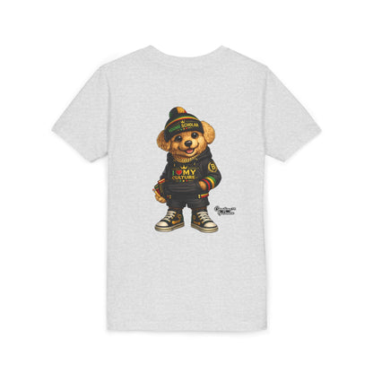 Youth Bear Graphic Tee – "I Love My Culture" Urban Streetwear