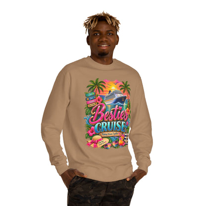 Besties Cruise Sweatshirt - Tropical Girls' Cruise Crewneck