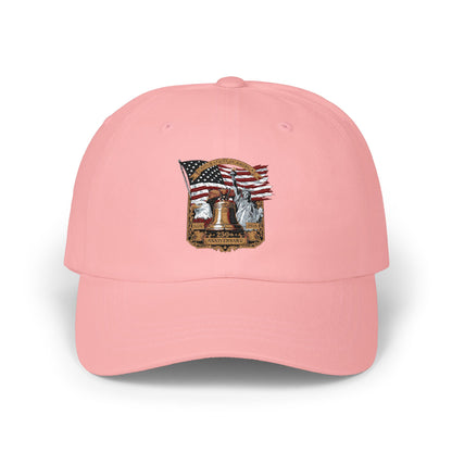 Liberty Bell Dad Cap — American Flag Embroidered Baseball Hat