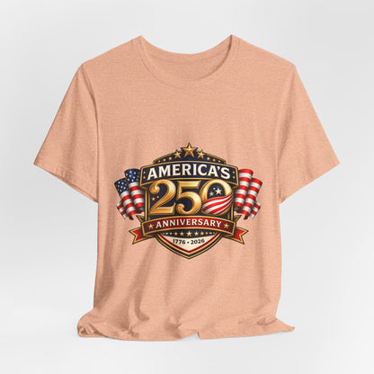 America's 250th Anniversary T-Shirt – 1776–2026 Patriotic USA Flag Tee