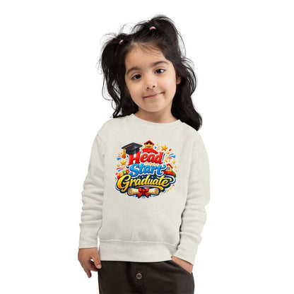 Head Start Graduate Toddler Sweatshirt — Preschool Graduation Crewneck