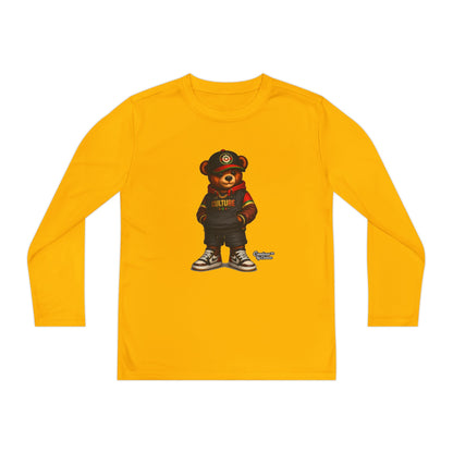 Kids Bear Graphic Long Sleeve Tee — Urban Streetwear Youth Shirt