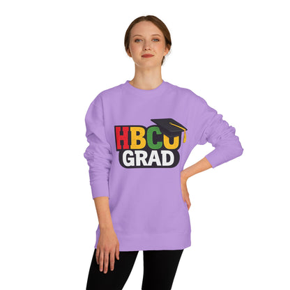HBCU Grad Sweatshirt — Graduation Crewneck with Mortarboard