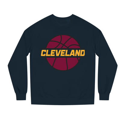 Cleveland Basketball Crewneck Sweatshirt — Retro Hoop Logo