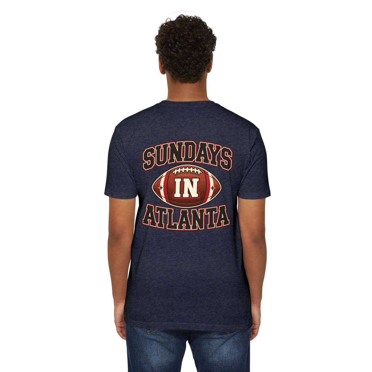 Sundays in Atlanta Football T-Shirt