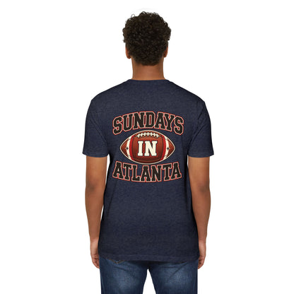 Sundays in Atlanta Football T-Shirt