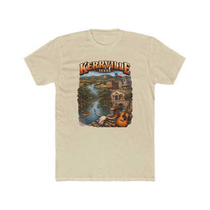 Kerrville Texas Scenic T-Shirt — Riverfront Guitar Vintage Travel Tee