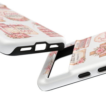 Christian Phone Case — Jesus Saves Floral Tough Case with 'God Is Within Her' & 'Trust God' Design