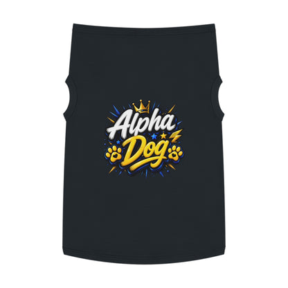 Alpha Dog Pet Tank Top — Bold Graphic Dog Shirt