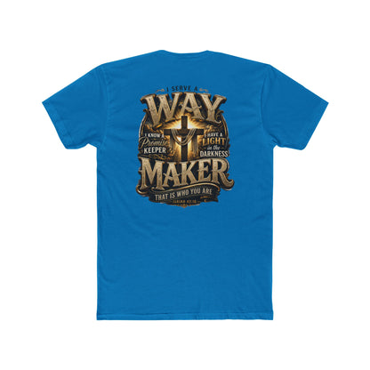 Waymaker T-Shirt — Christian Faith Graphic Tee with Cross and Inspirational Verse